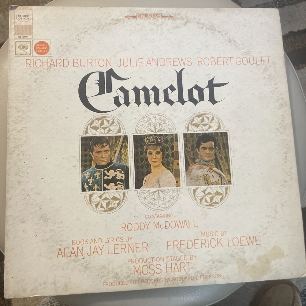 Camelot‎ (Original Broadway Cast) - 1965 - Columbia OS 2031 Vinyl LP EX/EX!!!